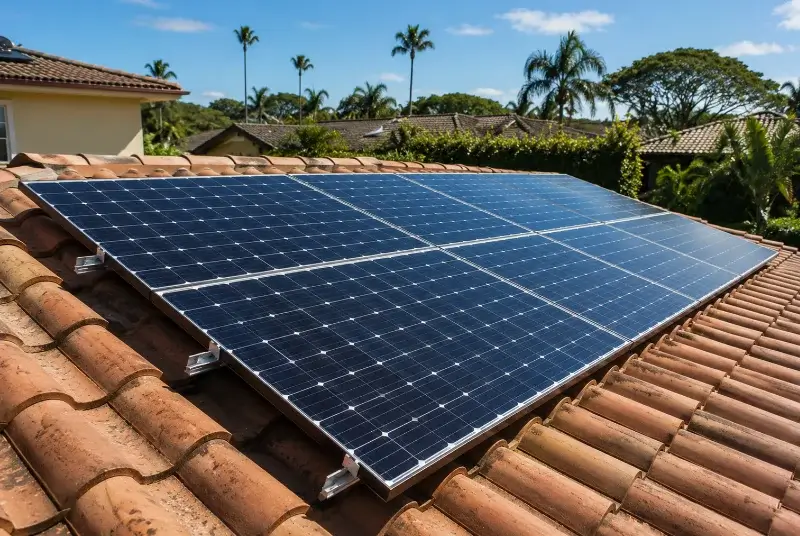 Installation de panneaux solaires à Brech